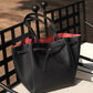 Full-grain leather bag | Structured tote bag |The tote