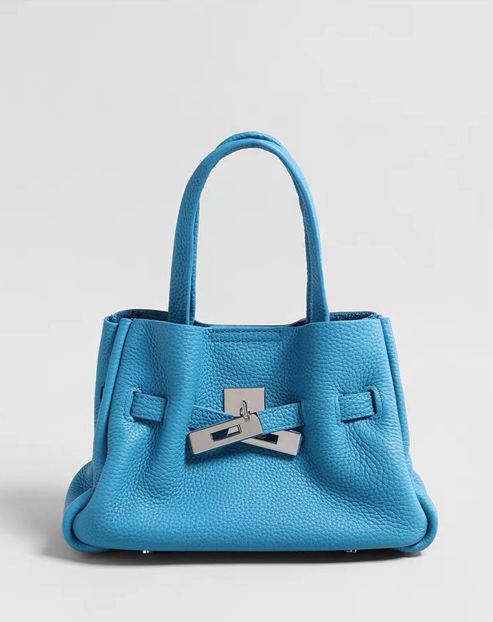 Full-Grain Leather Bag |  Crossbody Bag | Clouds 2#