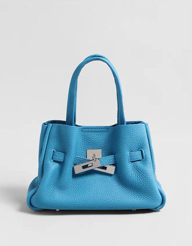 Full-Grain Leather Bag |  Crossbody Bag | Clouds 2#