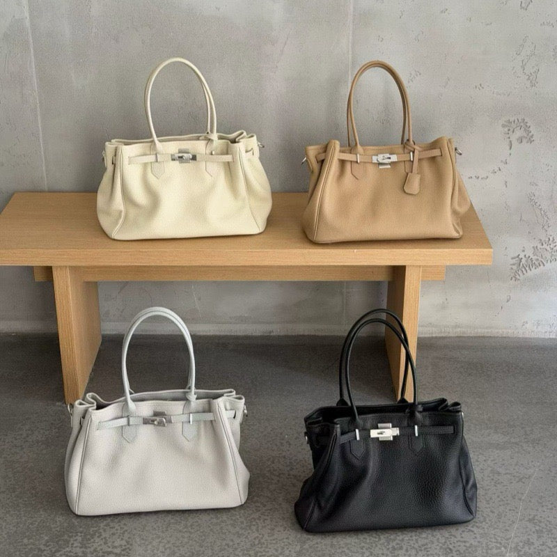 Full-Grain Leather Bag |  Tote Bag | Soft Muse Tote