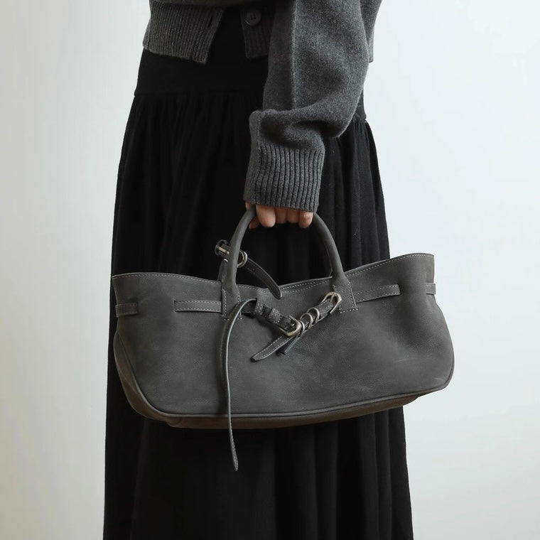 Top-grain leather | Suede Bag | Lynx