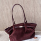 Nubuck Leather Tote Bag｜Mocha Tote