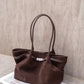 Nubuck Leather Tote Bag｜Mocha Tote