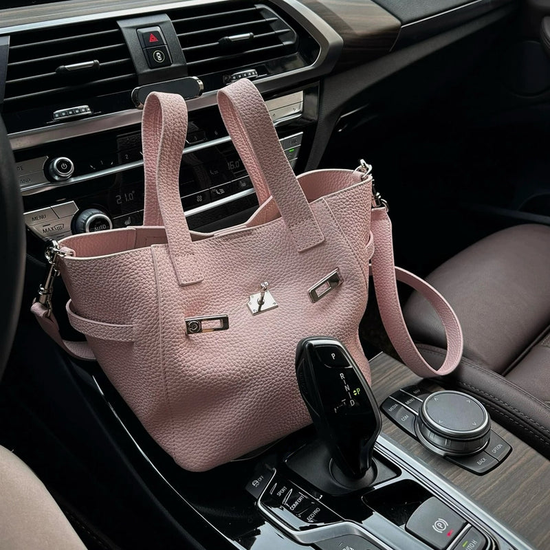 Full-Grain Leather Bag| Cera Small Tote