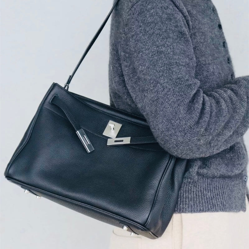 Full-grain Leather Bag | Tea