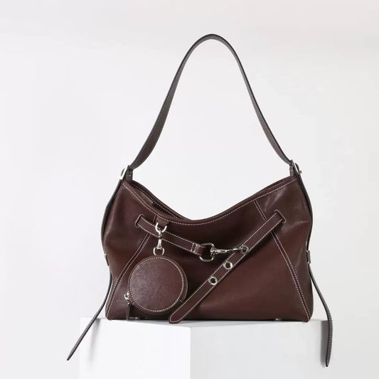Top-Grain Leather Bag | Hobo 3#