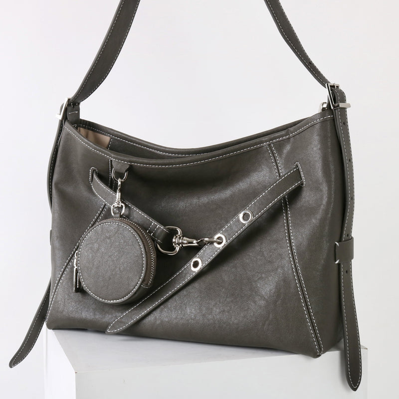 Top-Grain Leather Bag | Hobo 3#