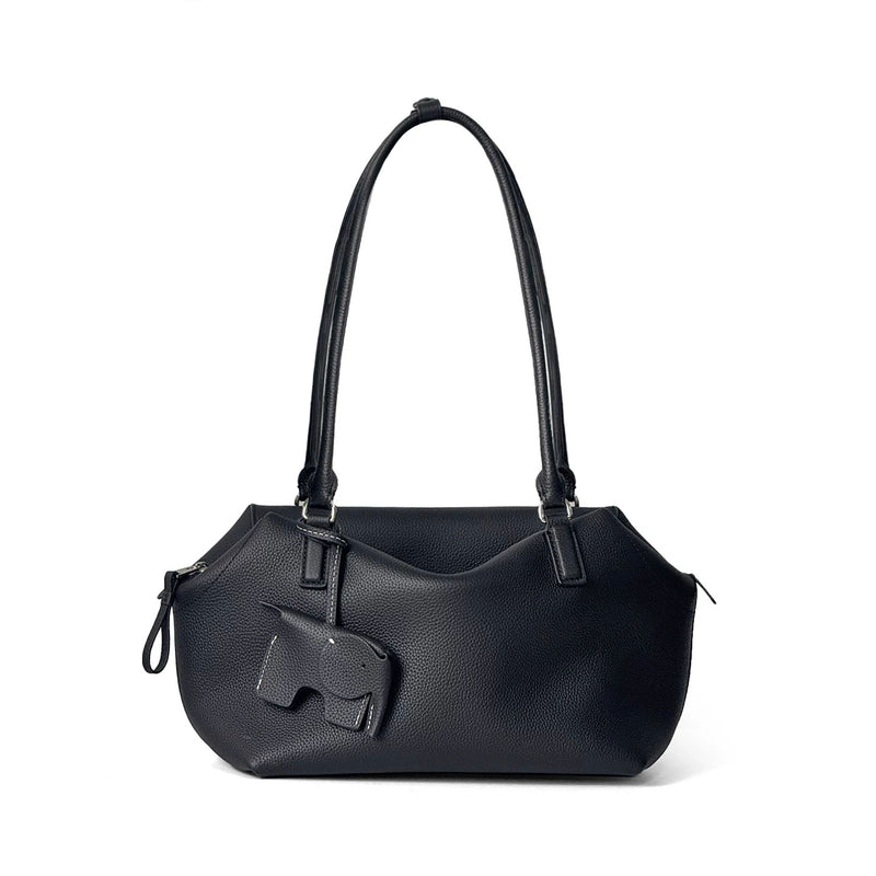 Full-Grain Leather Bag | Soft Square Tote