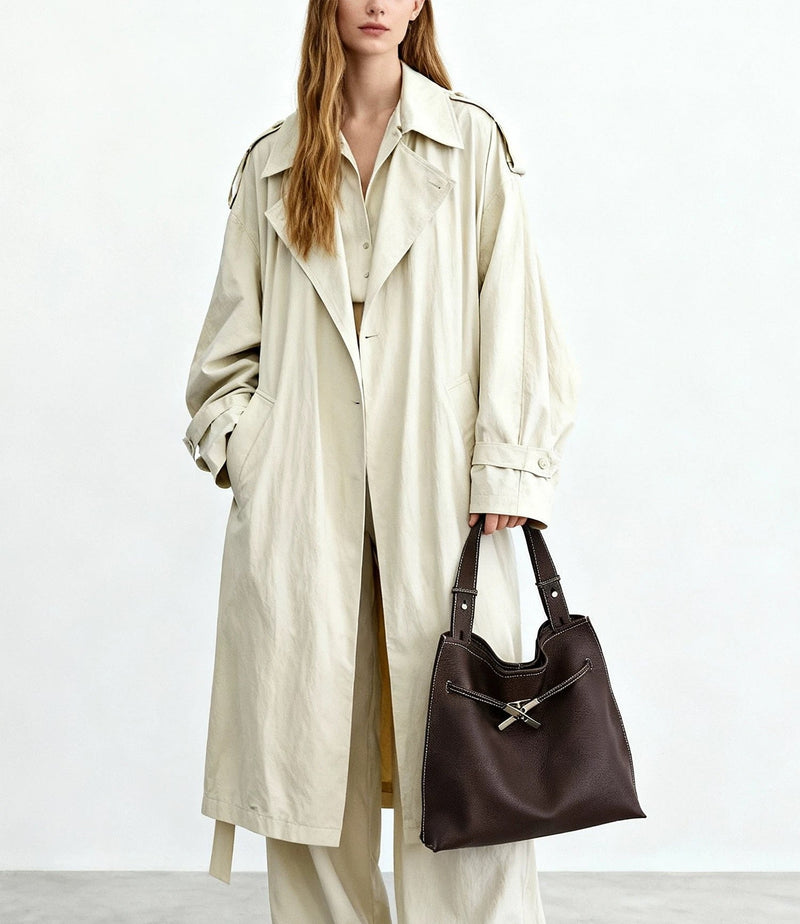 Full-Grain Leather Bag | The Slim