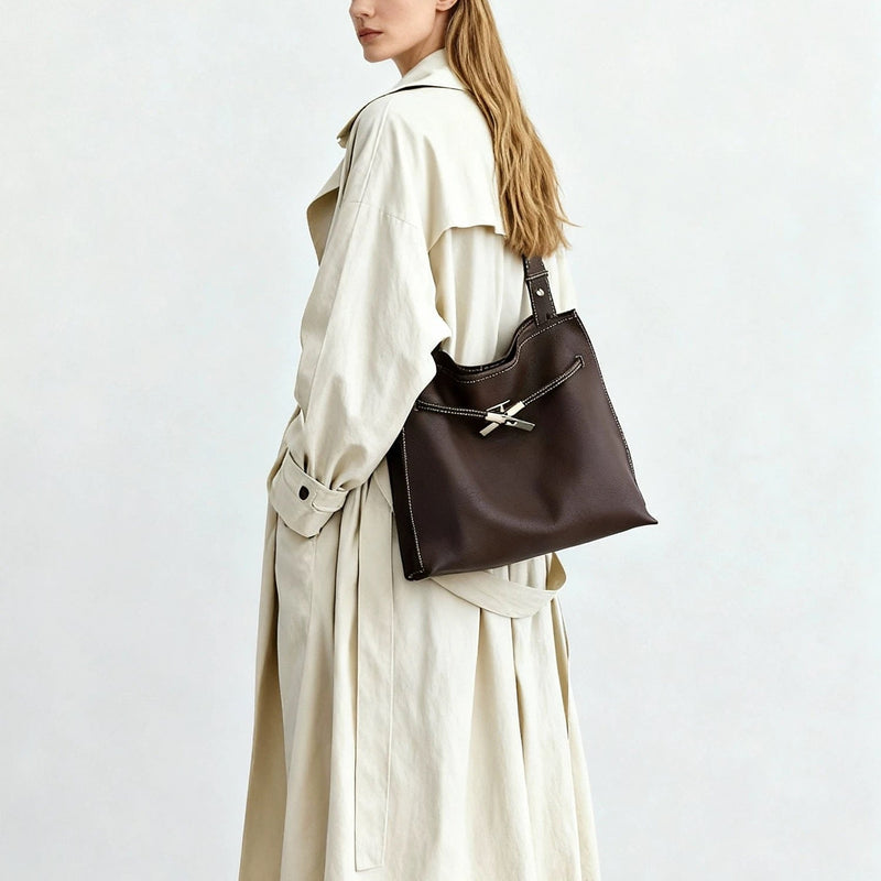 Full-Grain Leather Bag | The Slim