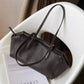 Full-grain leather |  Suede bag | Leaf