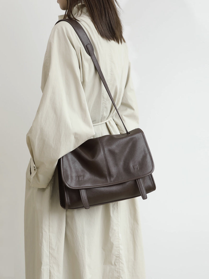 Full-Grain Leather Bag | Leather Satchel Bag | Oak Messenger