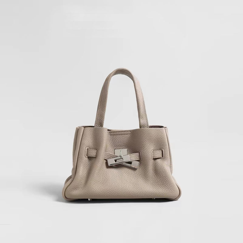 Full-Grain Leather Bag |  Crossbody Bag | Clouds 2#