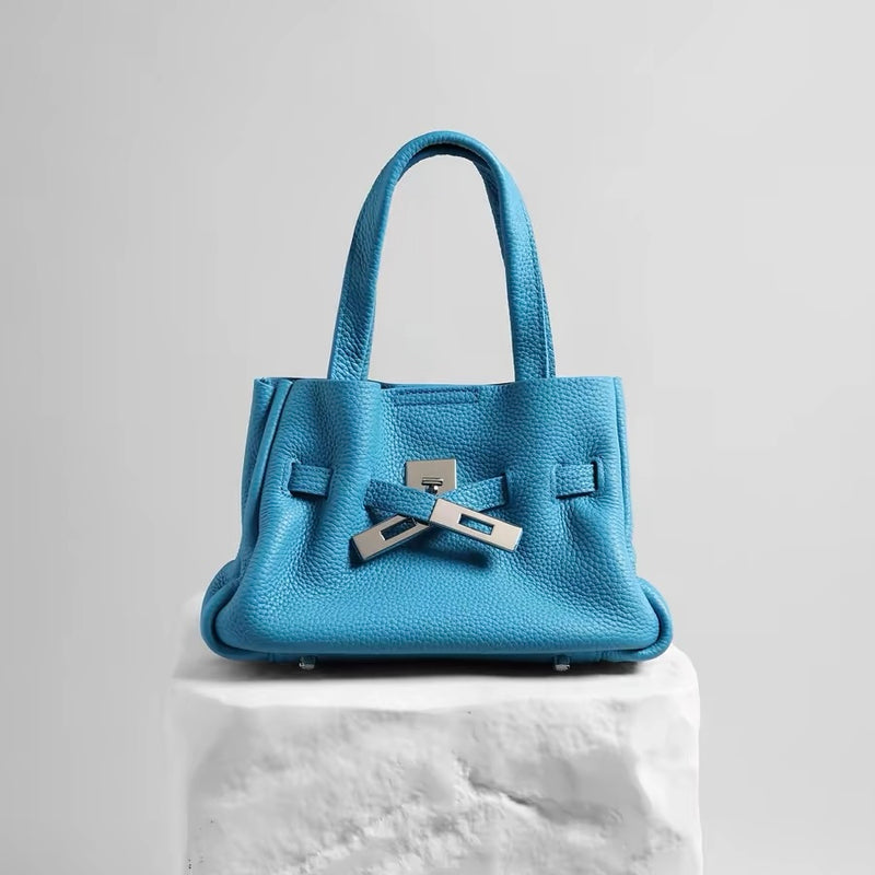 Full-Grain Leather Bag |  Crossbody Bag | Clouds 2#