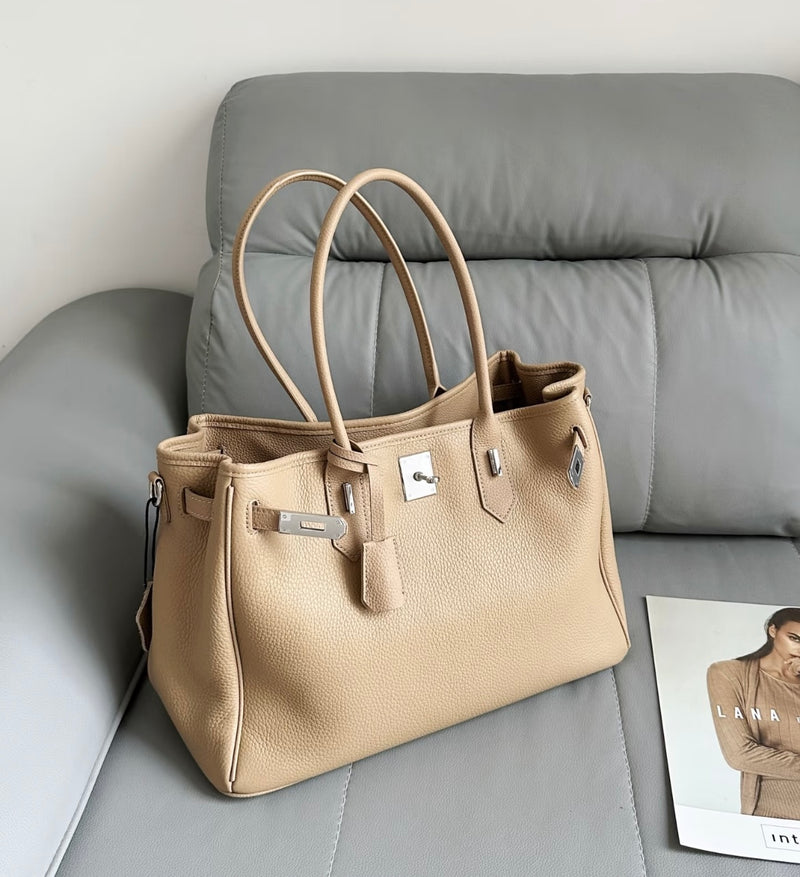 Full-Grain Leather Bag |  Tote Bag | Soft Muse Tote