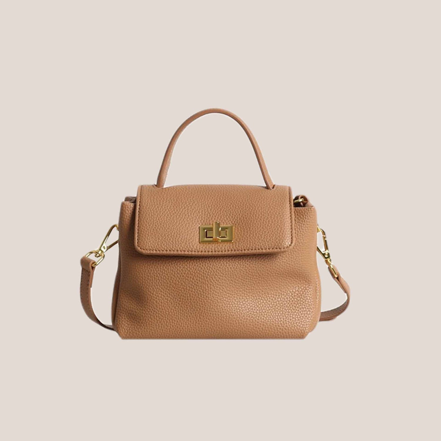 Full-Grain Leather Bag | Wind bell