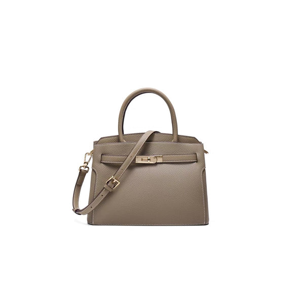 cowhide leather handbag