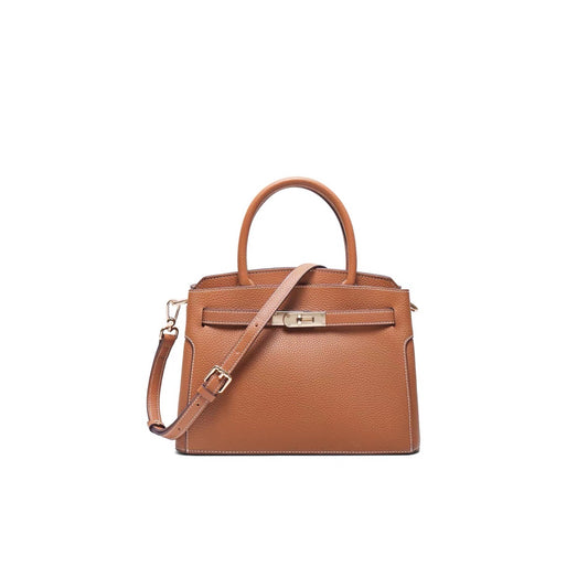 cowhide leather handbag