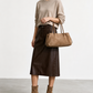 Kaelin｜Suede bag  | Full-Grain Leather Bag