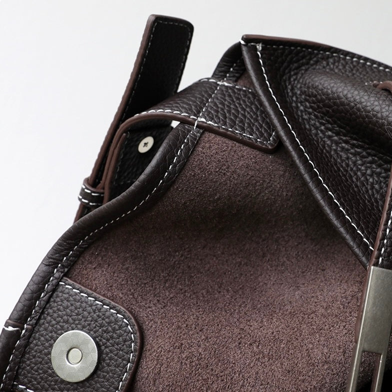 Full-Grain Leather Bag | The Slim