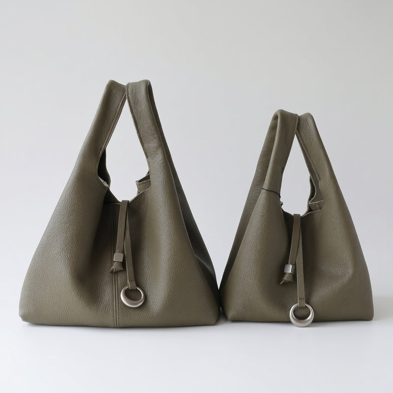 Full-Grain Lamb Leather Bag | Luna Ring