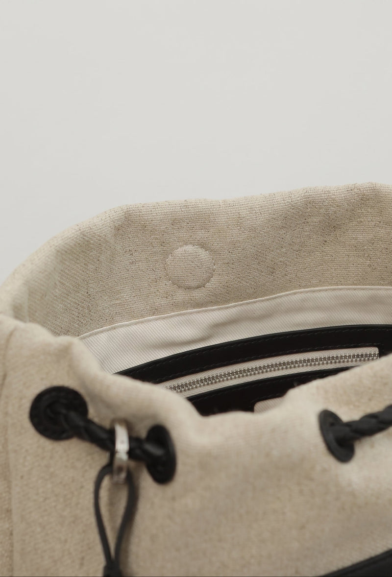 Linen Canvas and Full-Grain Leather | Envelope