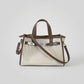 Linen canvas and Cowhi leather | Carter