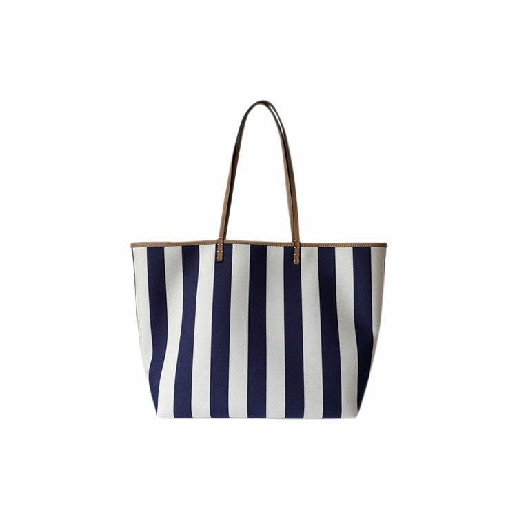 Canvas bag with cowhide leather | Ocean