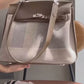 Full-Grain Leather and Canvas bag |  Canvas first