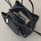 Full-Grain Leather bag | All black