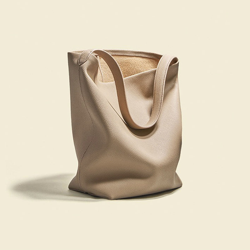 Full-Grain Leather bag | bucket handbag