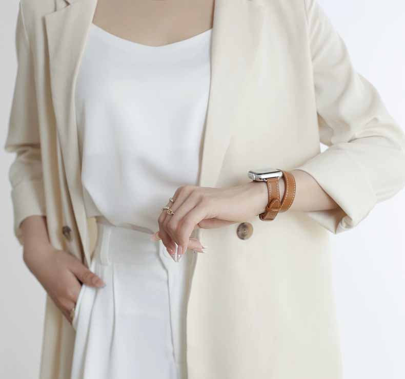 Top-grain Leather replacement Strap for women and men