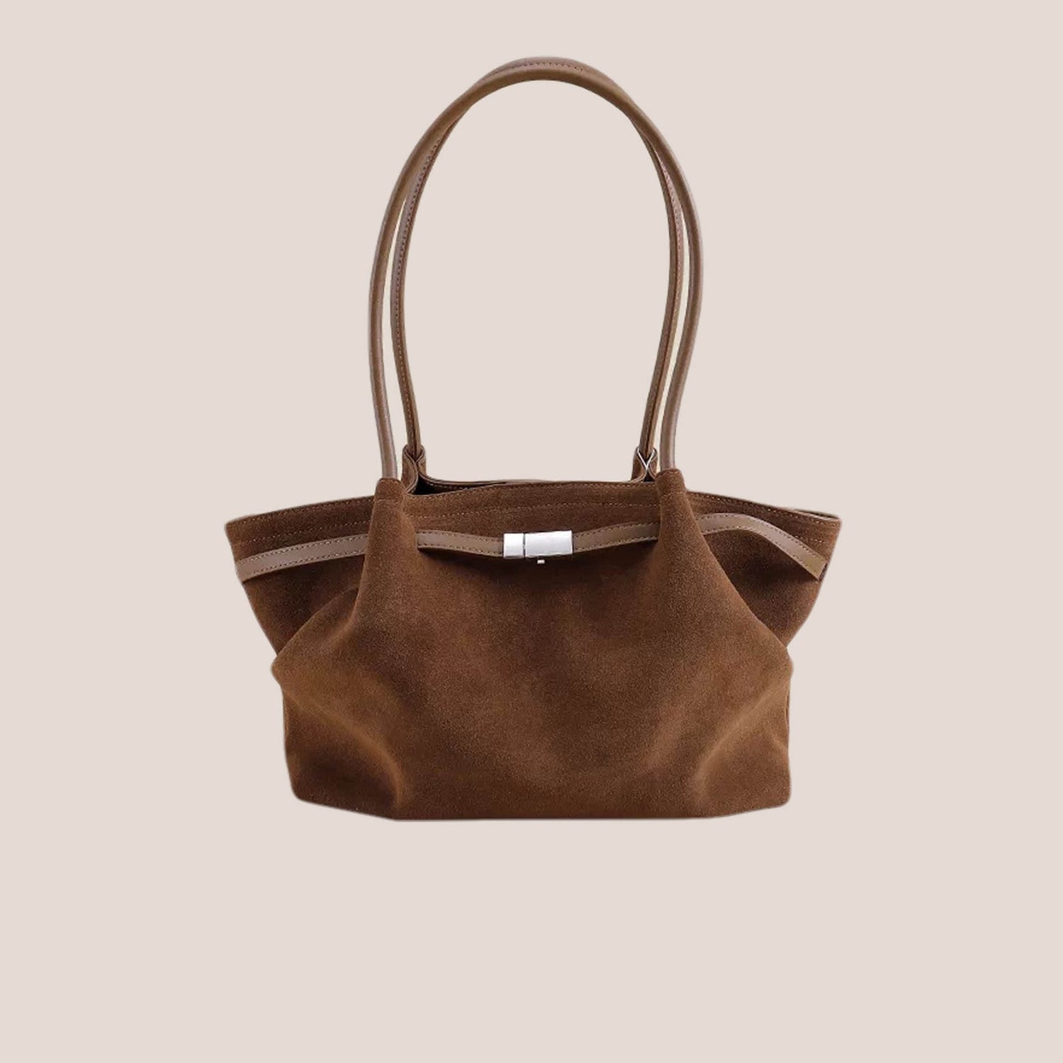 Nubuck Leather Tote Bag｜Mocha Tote